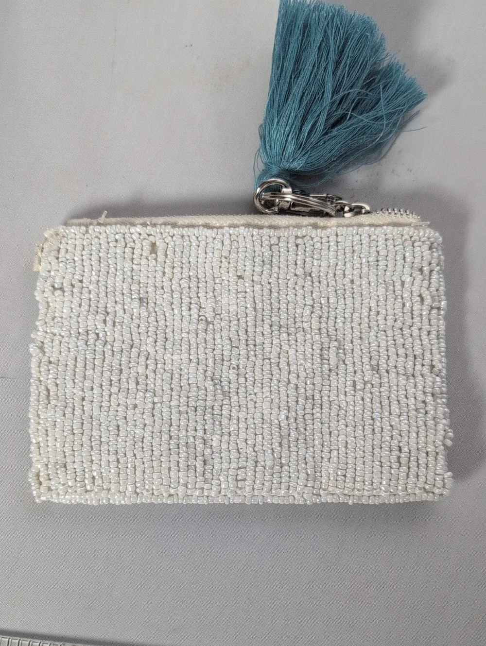 Sol & Mer Hand Beaded Fish Themed Zip Coin Purse